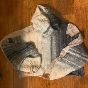 Free People Cropped Cowl Neck Sweater